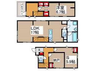 Kolet初石の物件間取画像